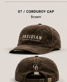 Corduroy Cap