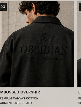 Embossed Overshirt