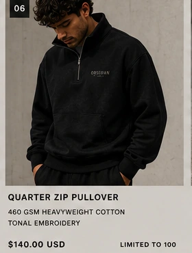 Quarter Zip Pullover
